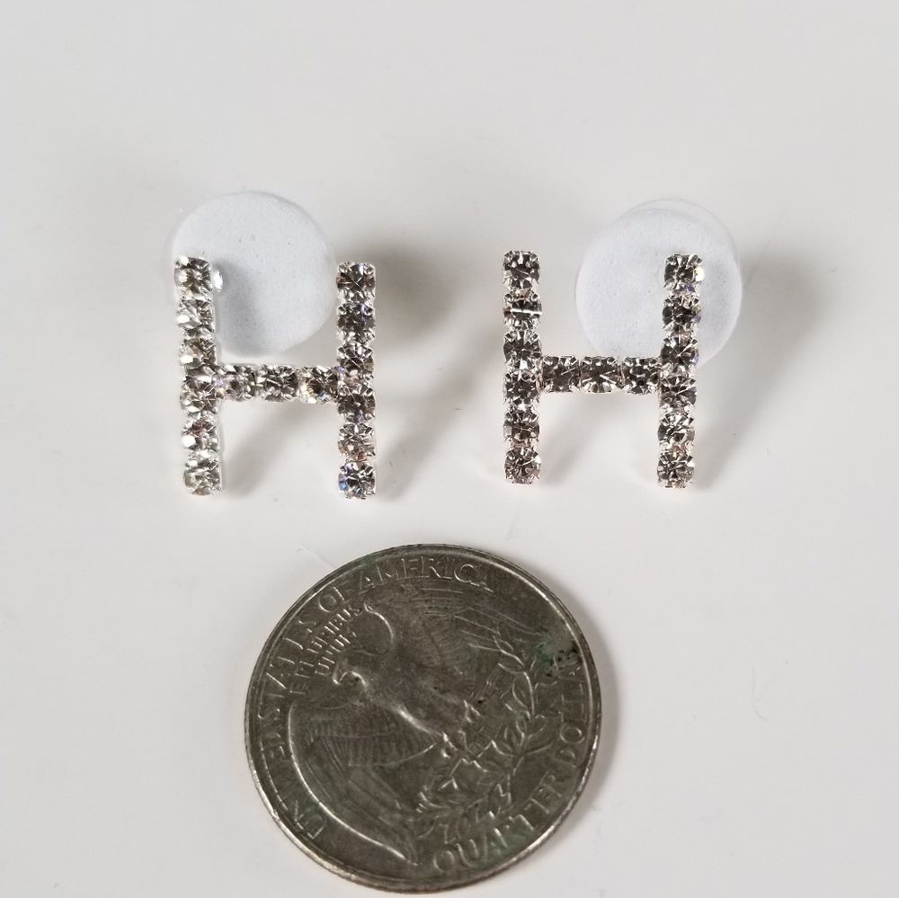 "H" Earrings